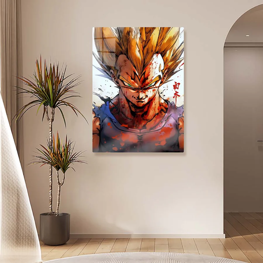 Metal Poster Majin Vegeta