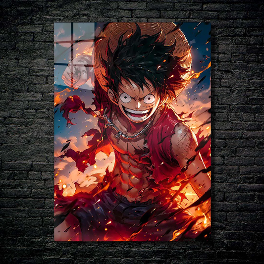 Metal Poster Monkey D. Luffy