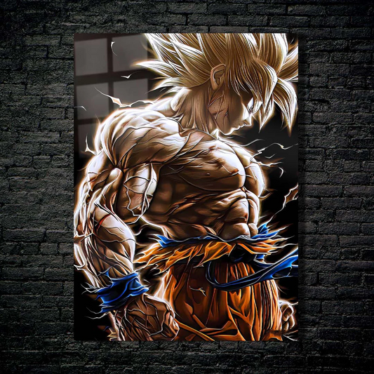 Metal Poster Goku SSJ