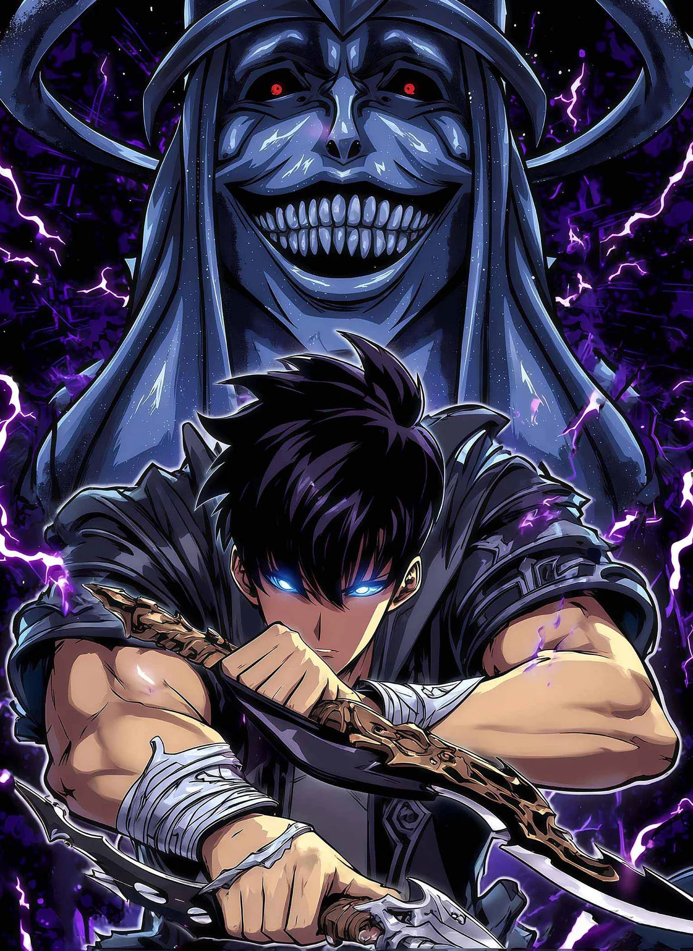 Metal Poster Solo Leveling