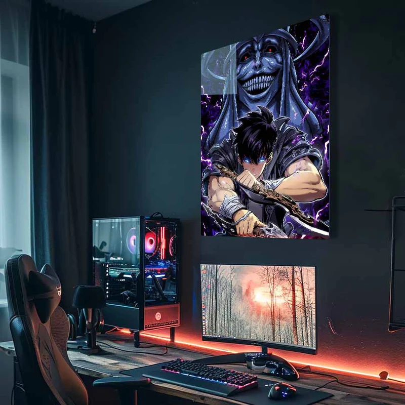 Metal Poster Solo Leveling