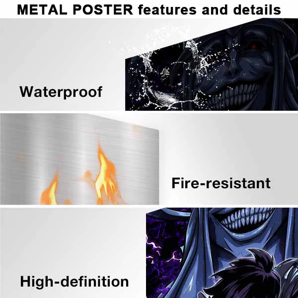 Metal Poster Solo Leveling